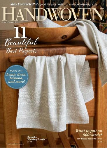 Handwoven Magazine January 1st, 2024 Issue Cover