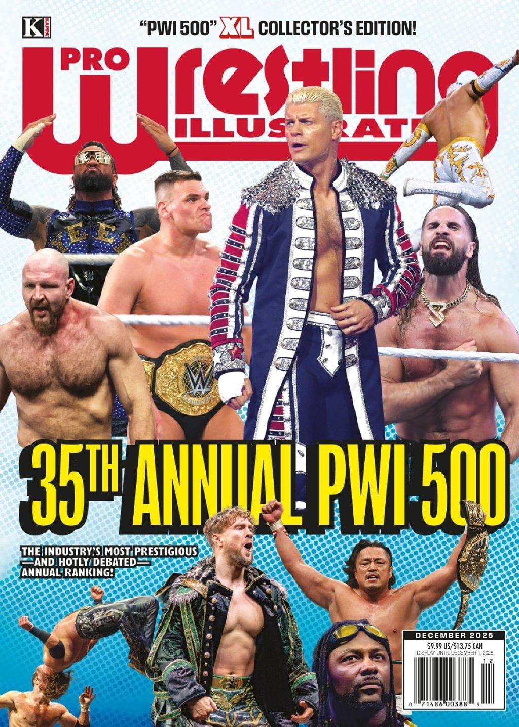 Pro Wrestling Illustrated Magazine Subscription                    December 1st, 2025 Issue