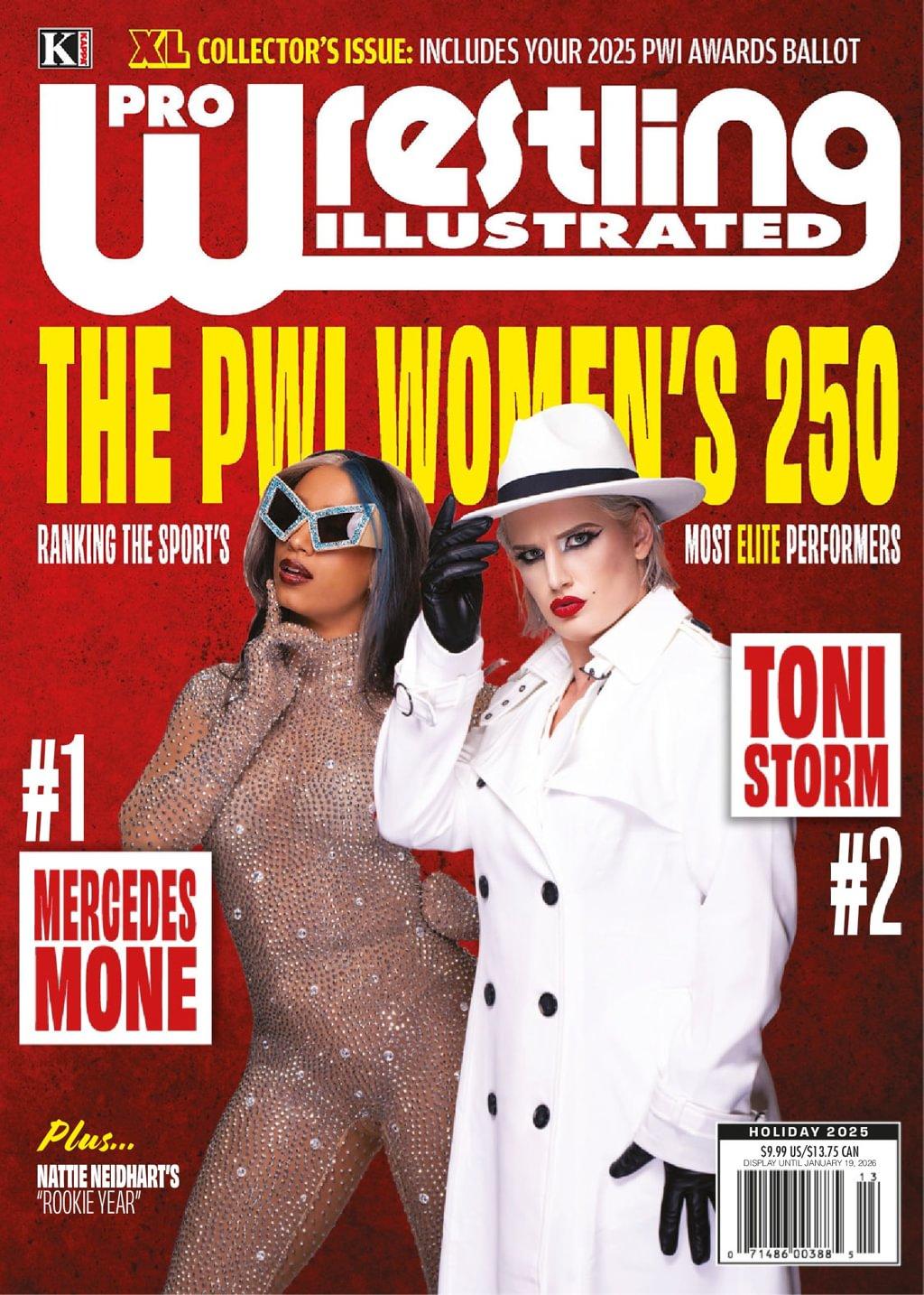 Pro Wrestling Illustrated Magazine December 31st, 2025 Issue Cover