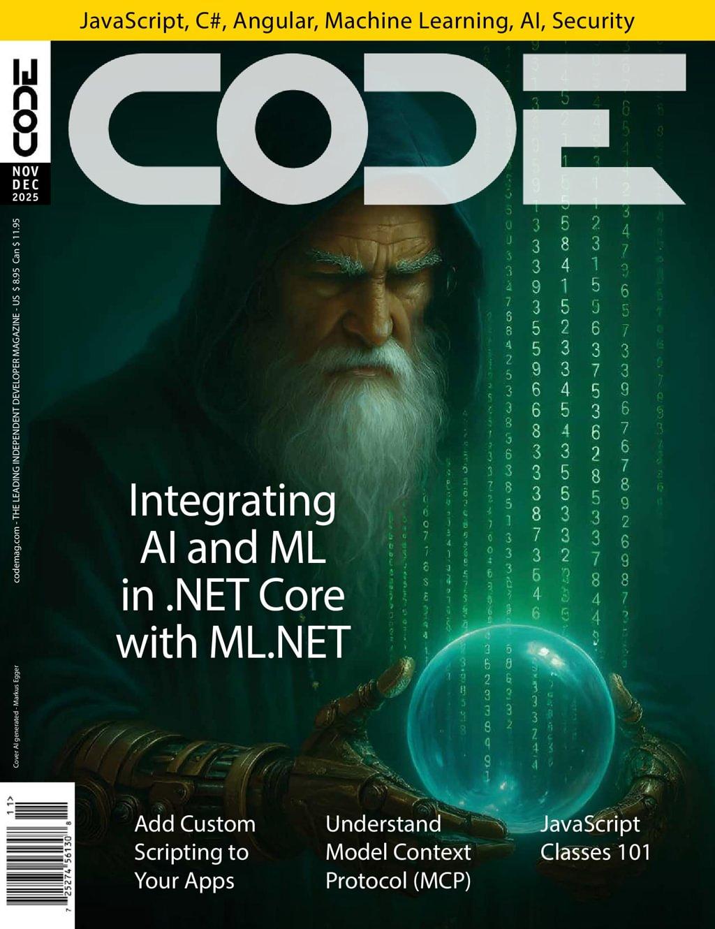 CoDe Magazine Subscription                    November 1st, 2025 Issue