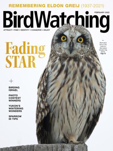 Birdwatching Magazine January 1st, 2022 Issue Cover