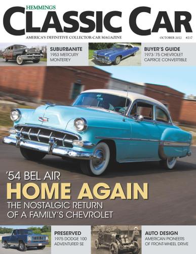 Hemmings Classic Car Magazine October 1st, 2022 Issue Cover