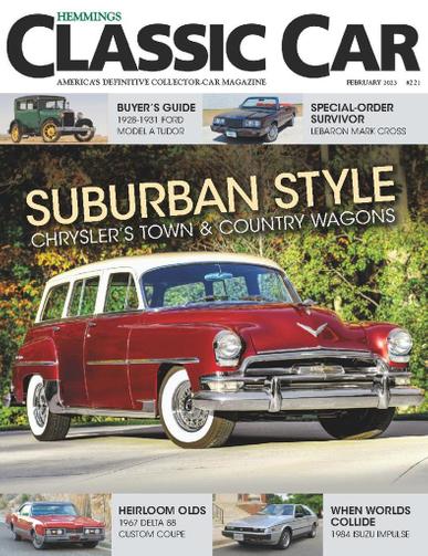 Hemmings Classic Car Magazine February 1st, 2023 Issue Cover