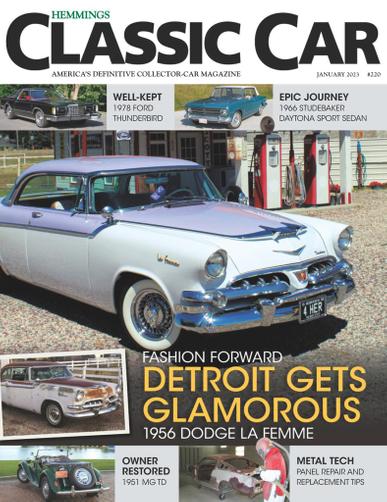 Hemmings Classic Car Magazine January 1st, 2023 Issue Cover