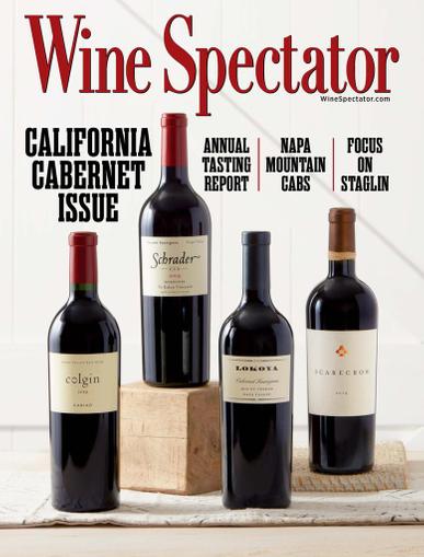 Wine Spectator Magazine November 15th, 2022 Issue Cover