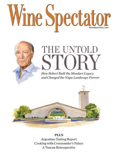 Wine Spectator Magazine November 30th, 2022 Issue Cover