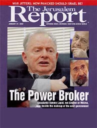 Jerusalem Report Magazine Cover