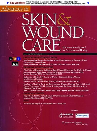 Advances In Skin & Wound Care Magazine Cover