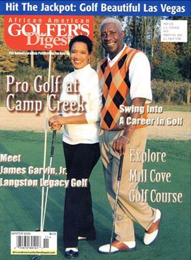 African American Golfer's Digest Magazine Cover