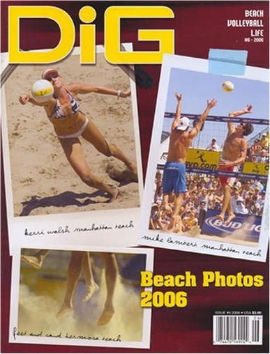Dig Beach Volleyball Life Magazine Cover
