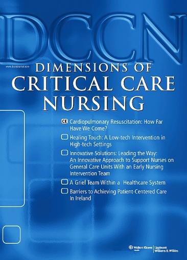 Dimensions Of Critical Care Nursing Magazine Cover