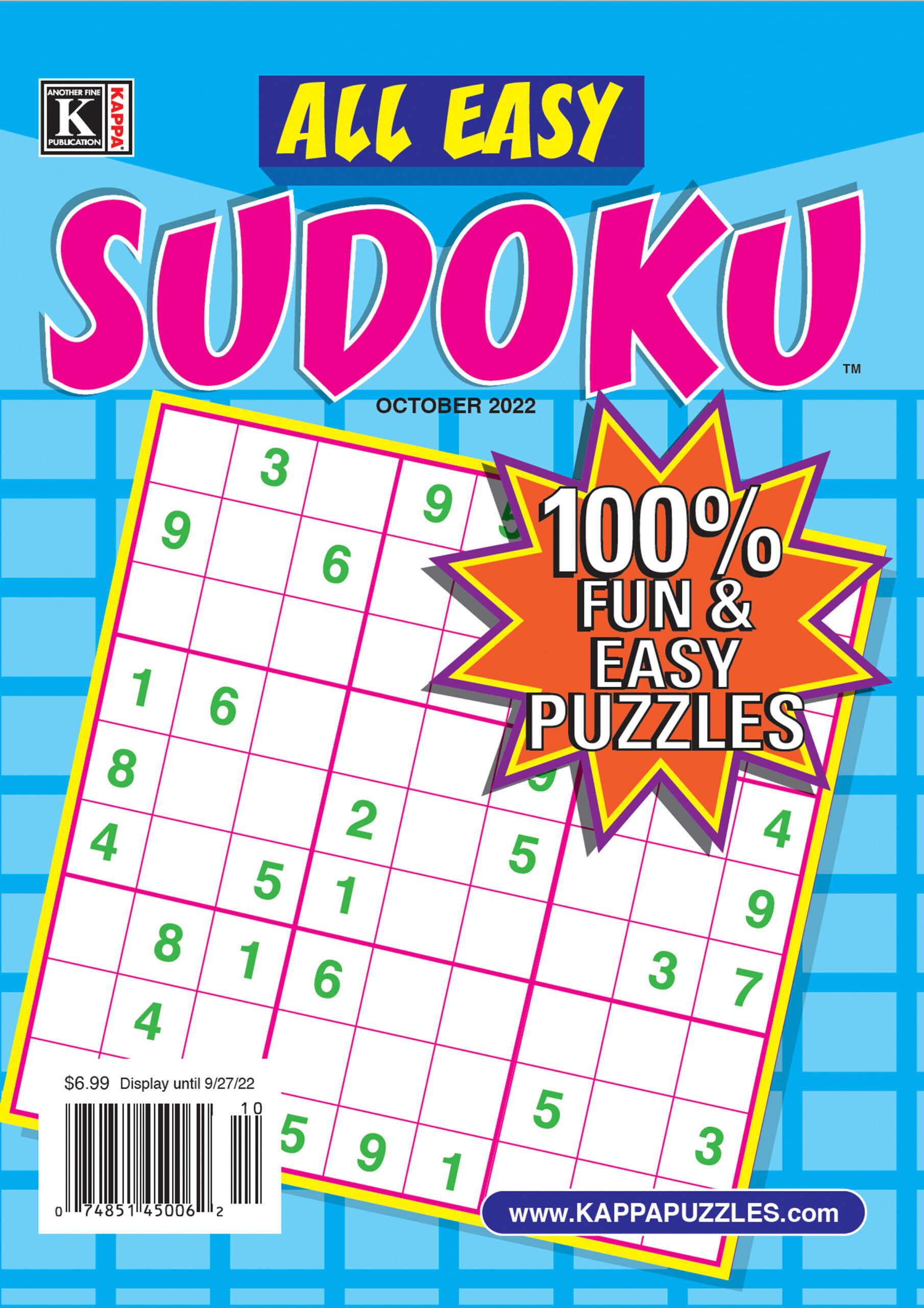 All Easy Sudoku Magazine Cover