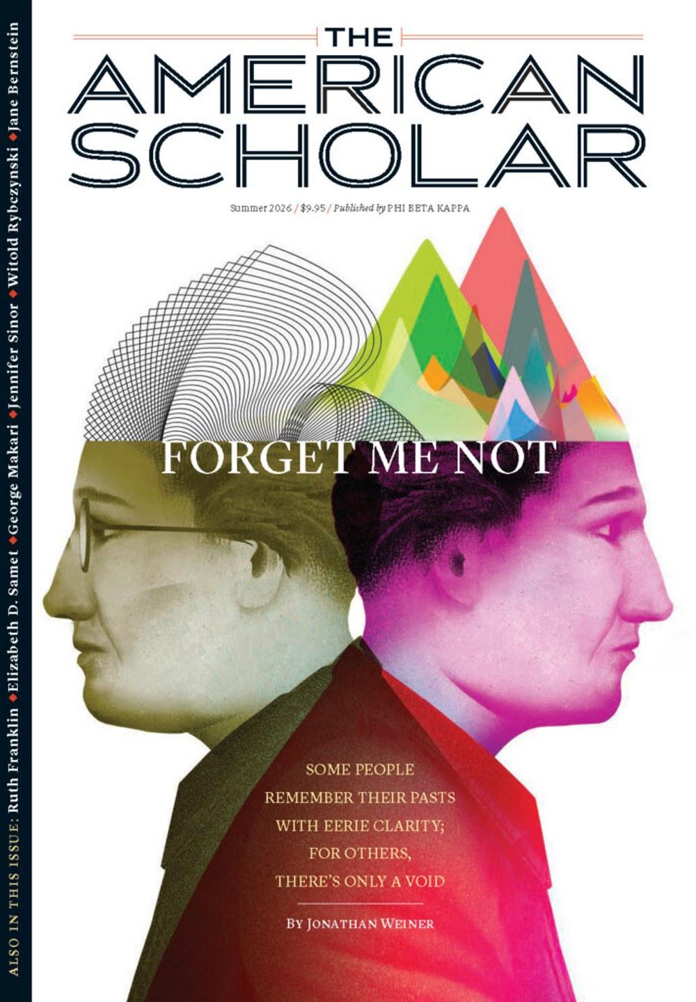American Scholar Magazine Cover