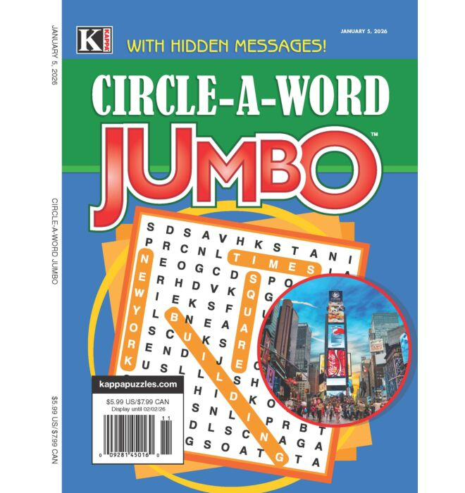 Circle A Word Jumbo Magazine Cover