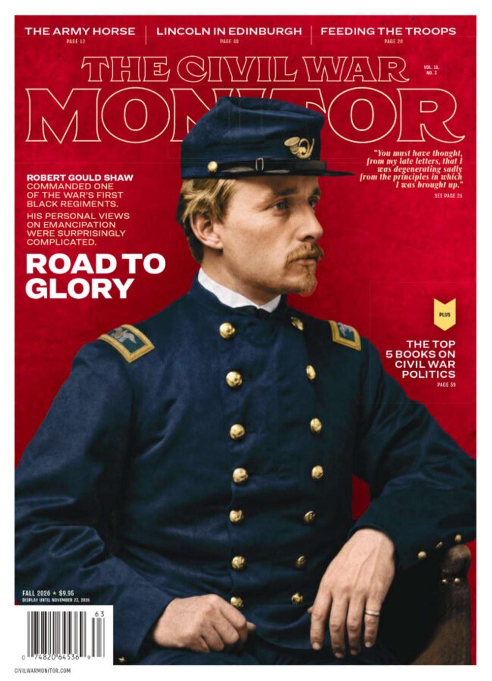 Civil War Monitor Magazine Cover