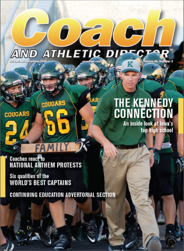 Coach And Athletic Director Magazine Cover