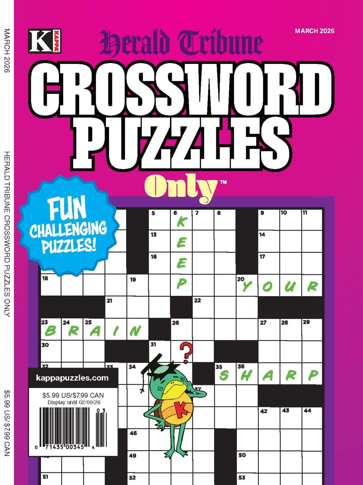 Crossword Puzzles Only Magazine Cover