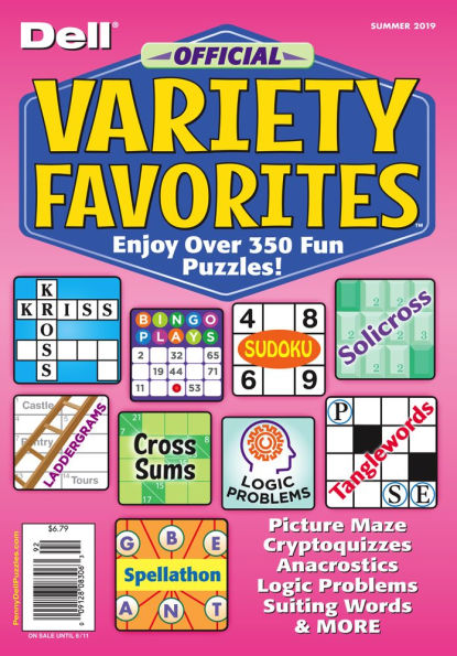 Dell Official Variety Favorites Puzzle Magazine Subscription