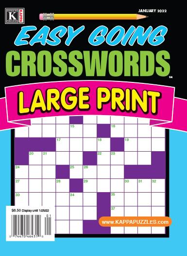 Easy Going Xwords Large Magazine Cover