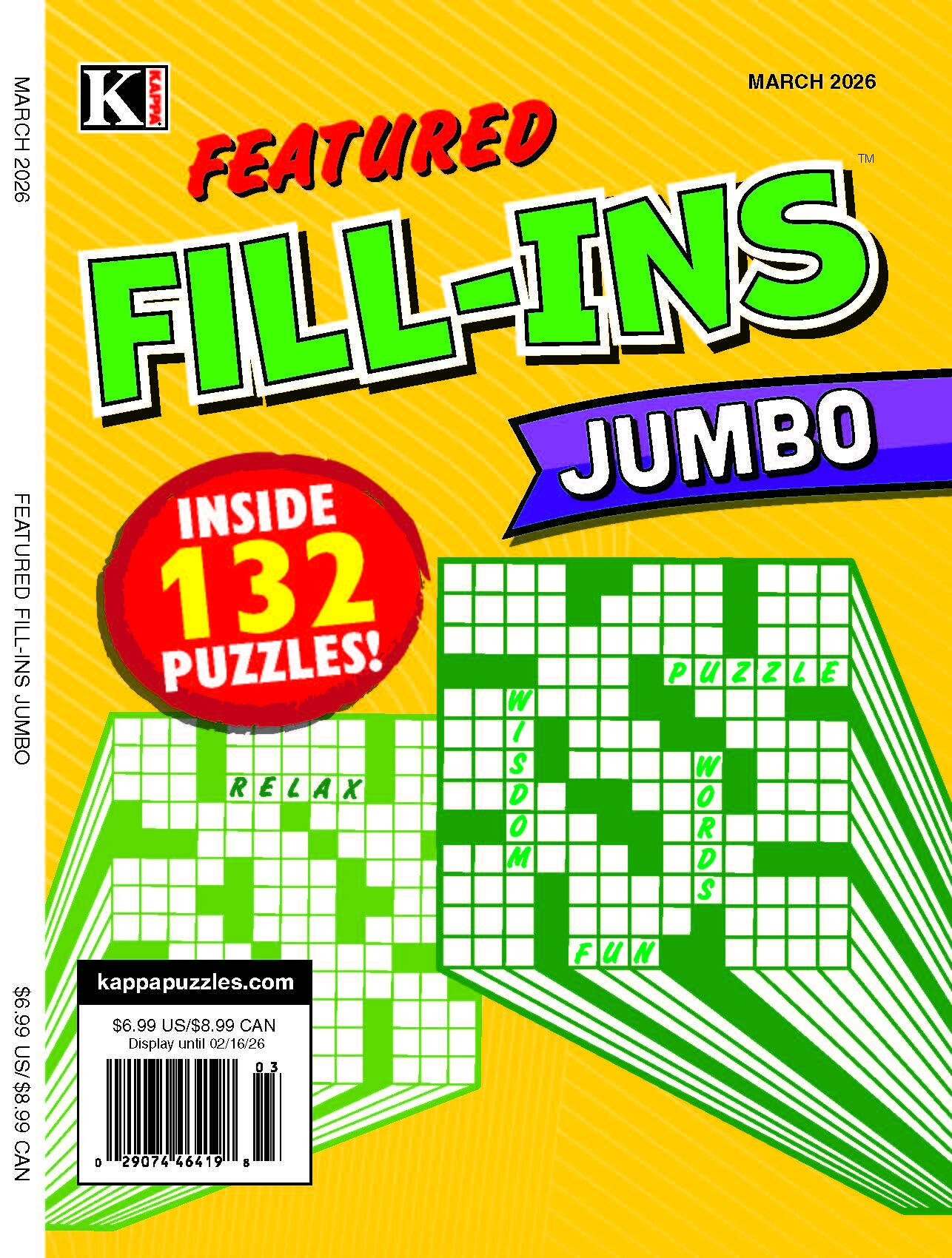Featured Fill Ins Jumbo Magazine Cover