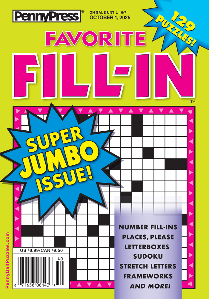 Penny's Favorite Fill-In Magazine Cover