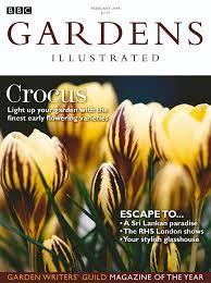 BBC Gardens Illustrated Magazine Cover