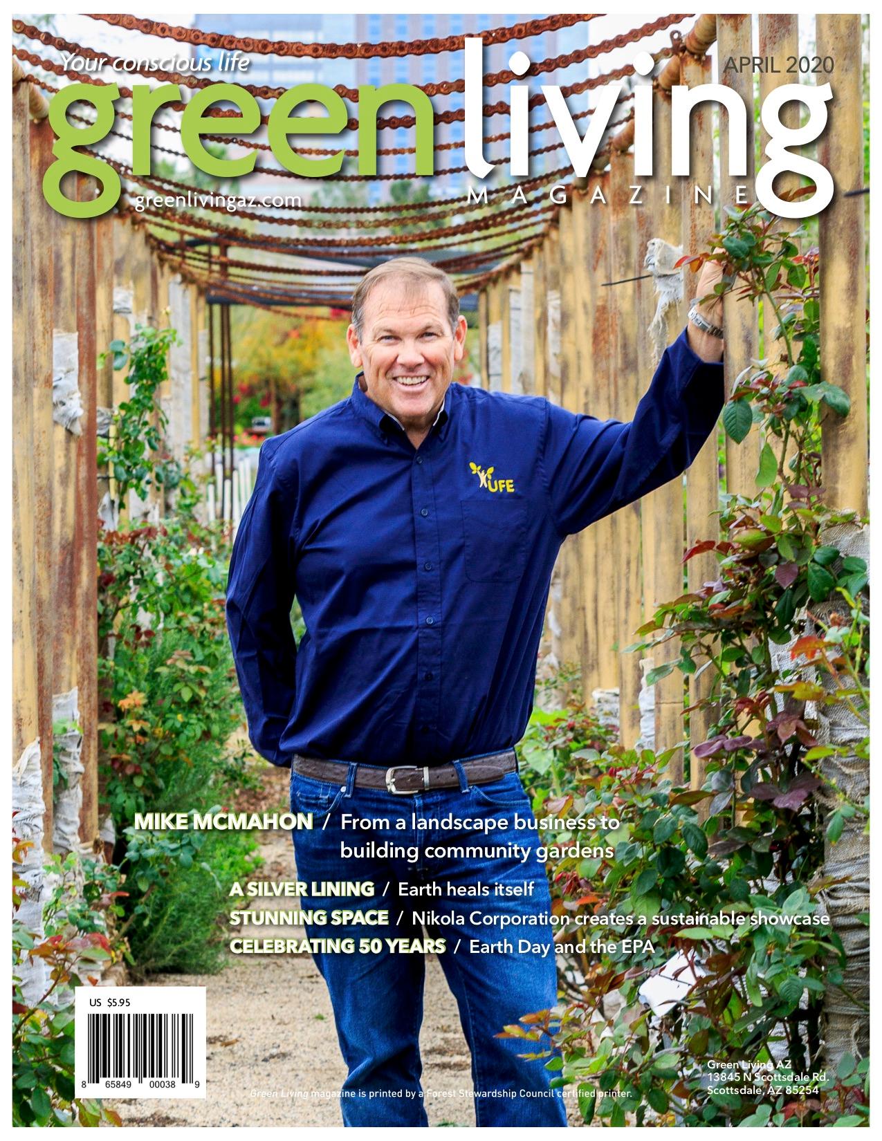 Green Living Magazine Cover