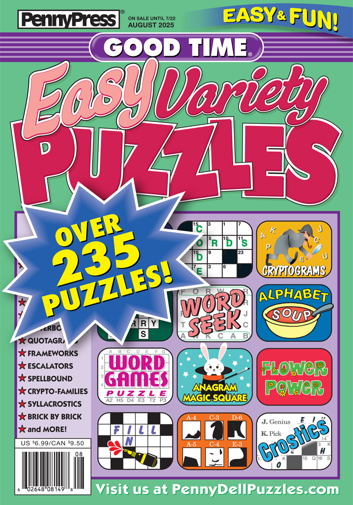 Good Time Variety Puzzles Magazine Cover