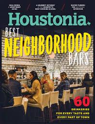 Houstonia Magazine Cover