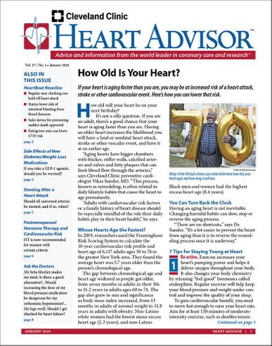 Heart Advisor Magazine Cover