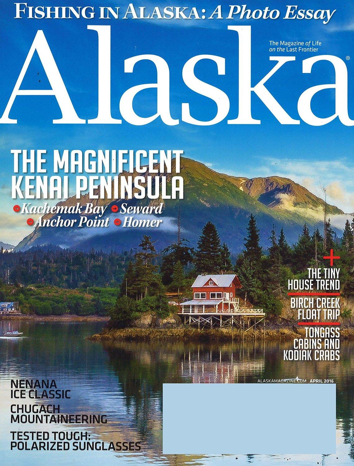 Alaska Magazine April 1st, 2016 Issue Cover