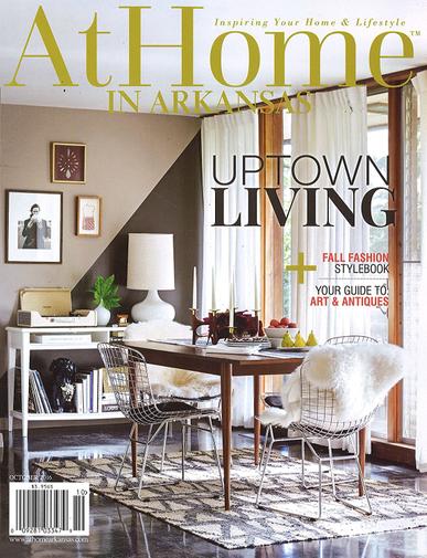 At Home in Arkansas Magazine Cover