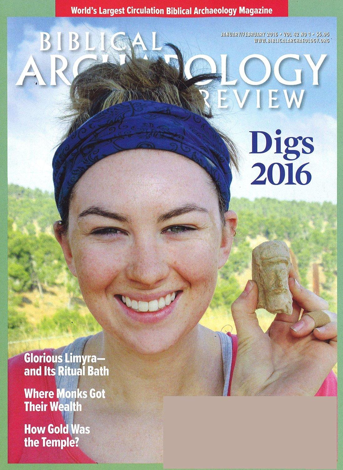 Biblical Archaeology Review Magazine December 1st, 2015 Issue Cover