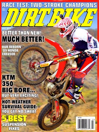 Dirt Bike Magazine Cover