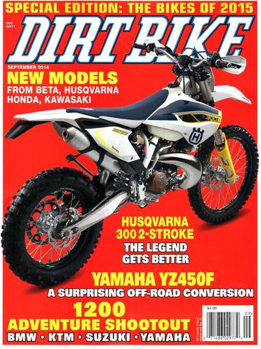 Dirt Bike Magazine Cover