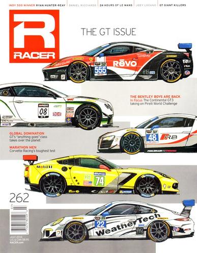 Racer Magazine Cover