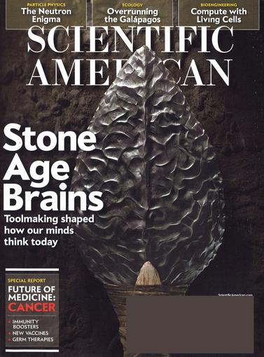 Scientific American Magazine April 1st, 2016 Issue Cover