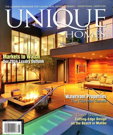 Unique Homes Magazine Cover