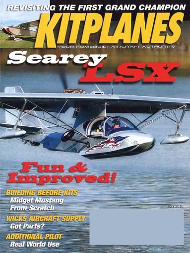 Kitplanes Magazine June 1st, 2015 Issue Cover