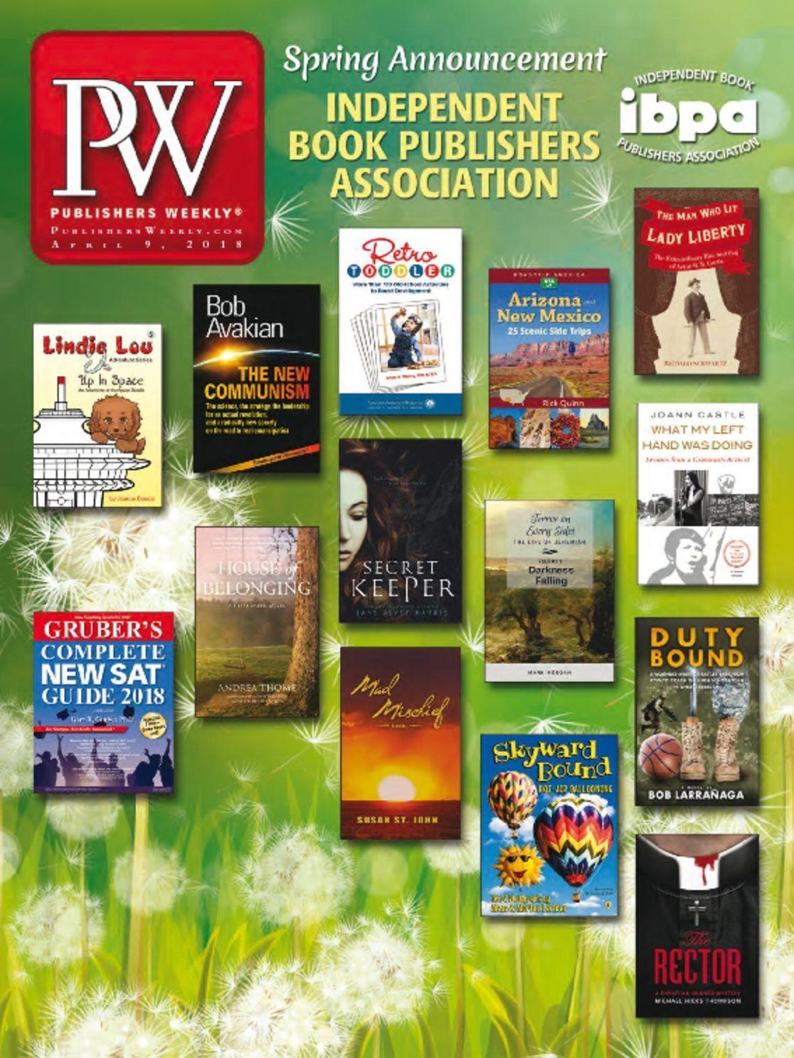 Publishers Weekly Magazine April 9th, 2018 Issue Cover