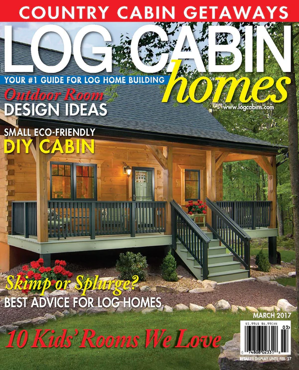 Log Cabin Homes Magazine Cover