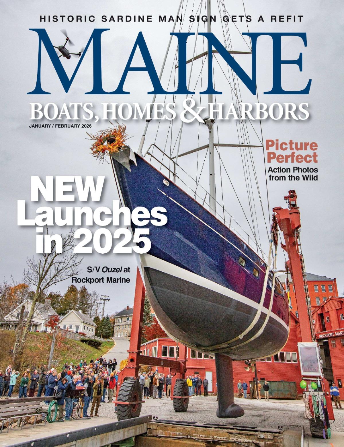 Maine Boats, Homes & Harbors Magazine Cover