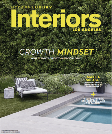 Interiors Los Angeles Magazine Cover