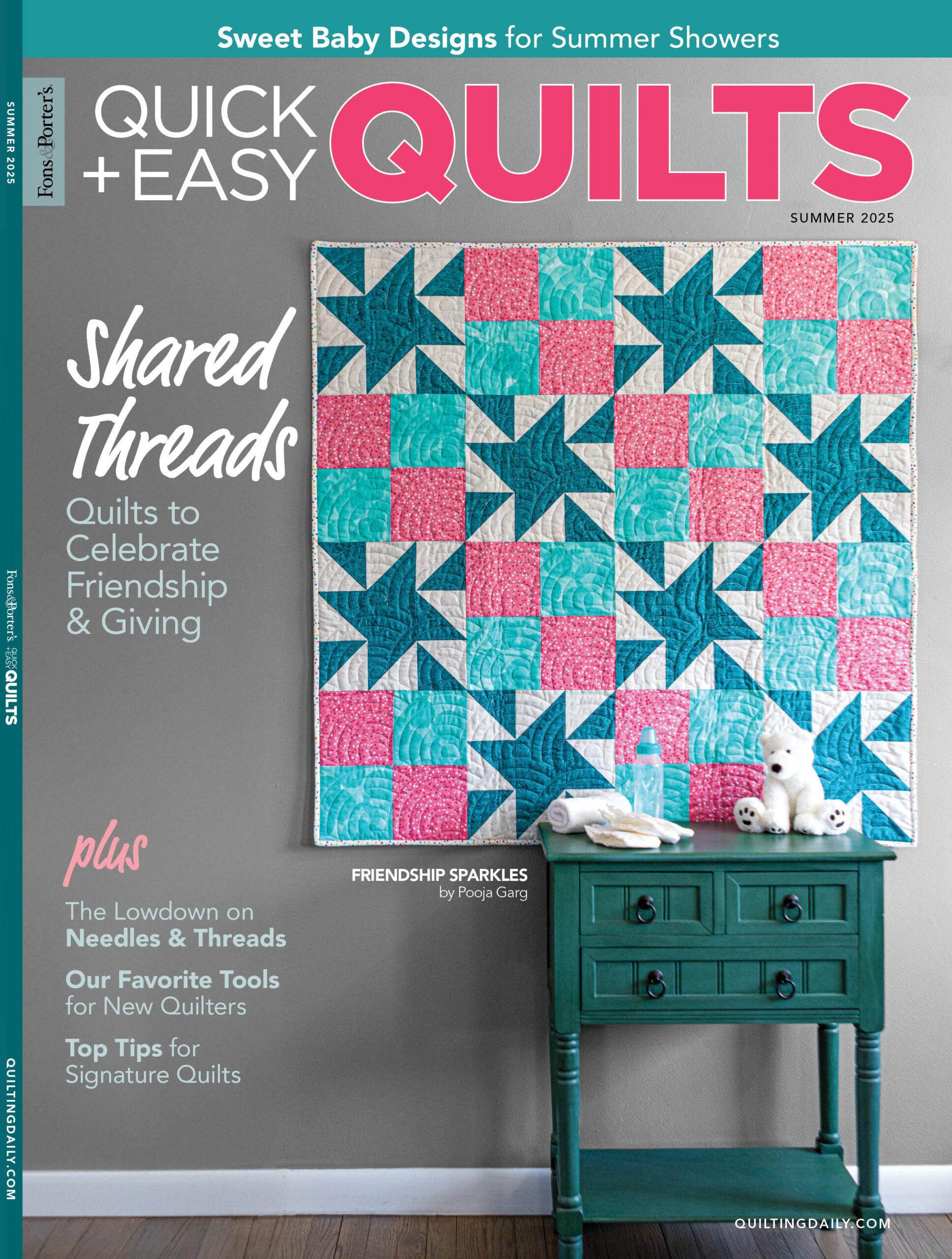 Quick & Easy Quilts Magazine Cover