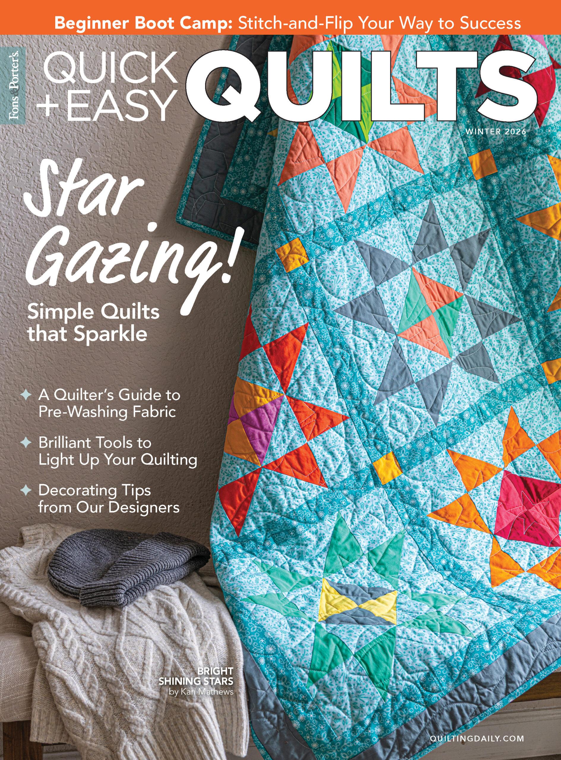 Quick & Easy Quilts Magazine Cover