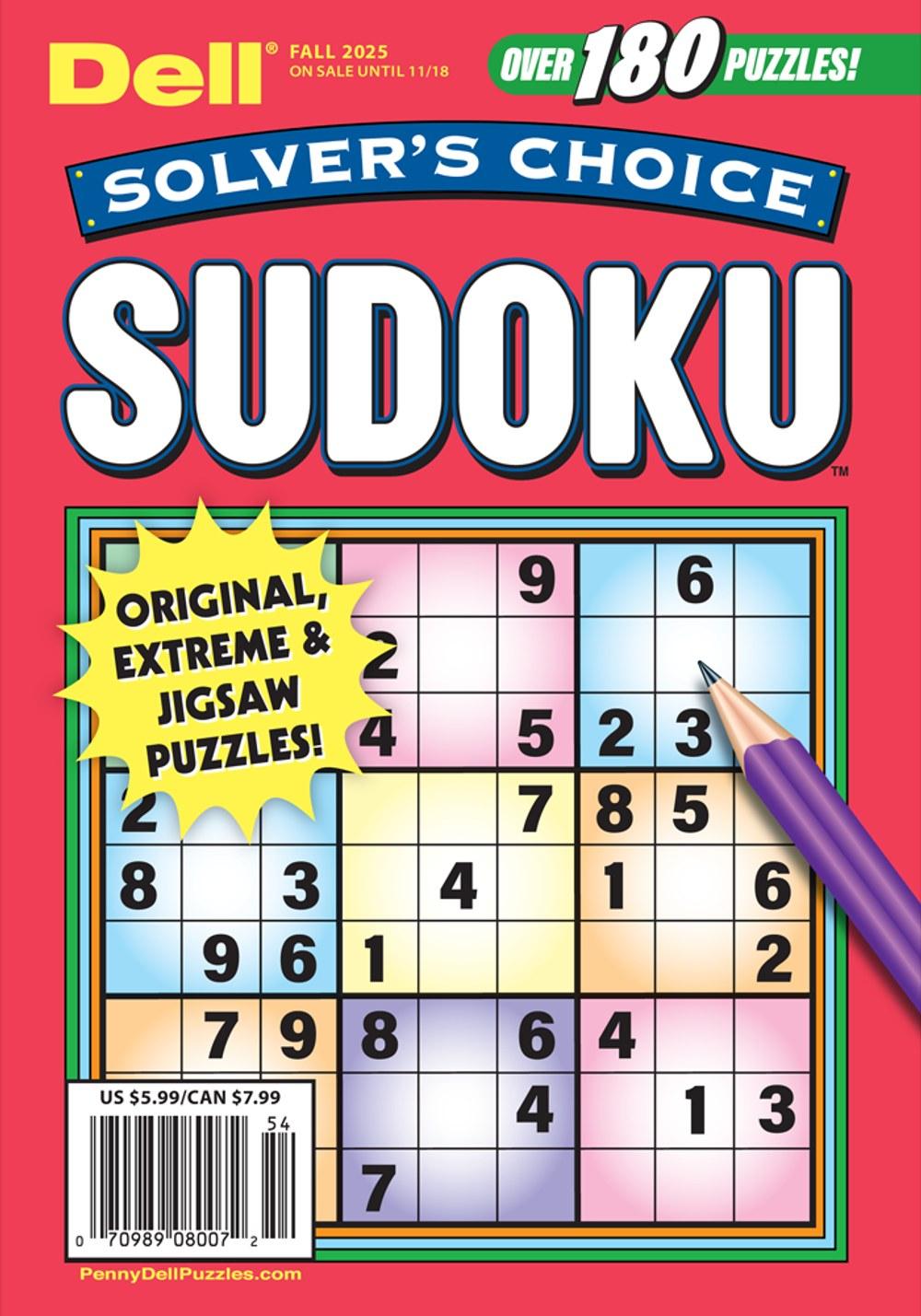 Solver's Choice Sudoku Magazine Cover