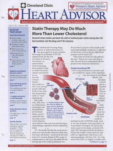 Heart Advisor Magazine Cover