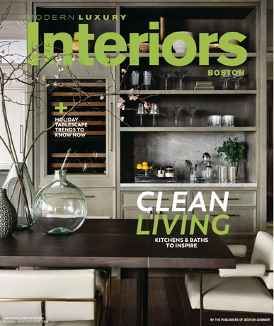 Interiors Boston Magazine Cover
