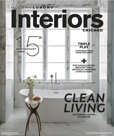 Interiors Chicago Magazine Cover