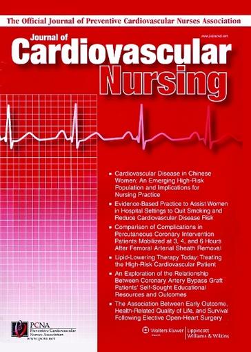Journal Of Cardiovascular Nursing Cover